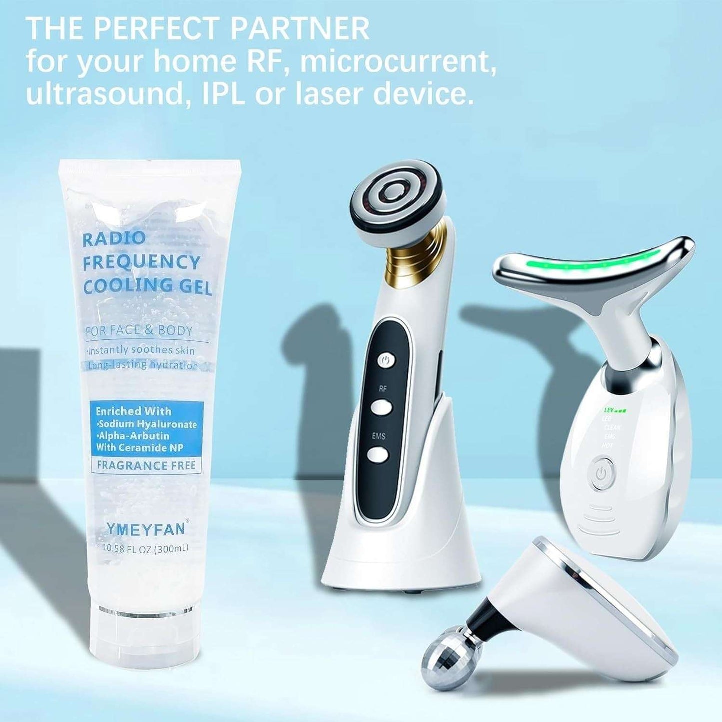 HydraGlow: Hyaluronic Acid Moisture-Boosting Repair Gel – Perfect for Use with Your Microcurrent Device!