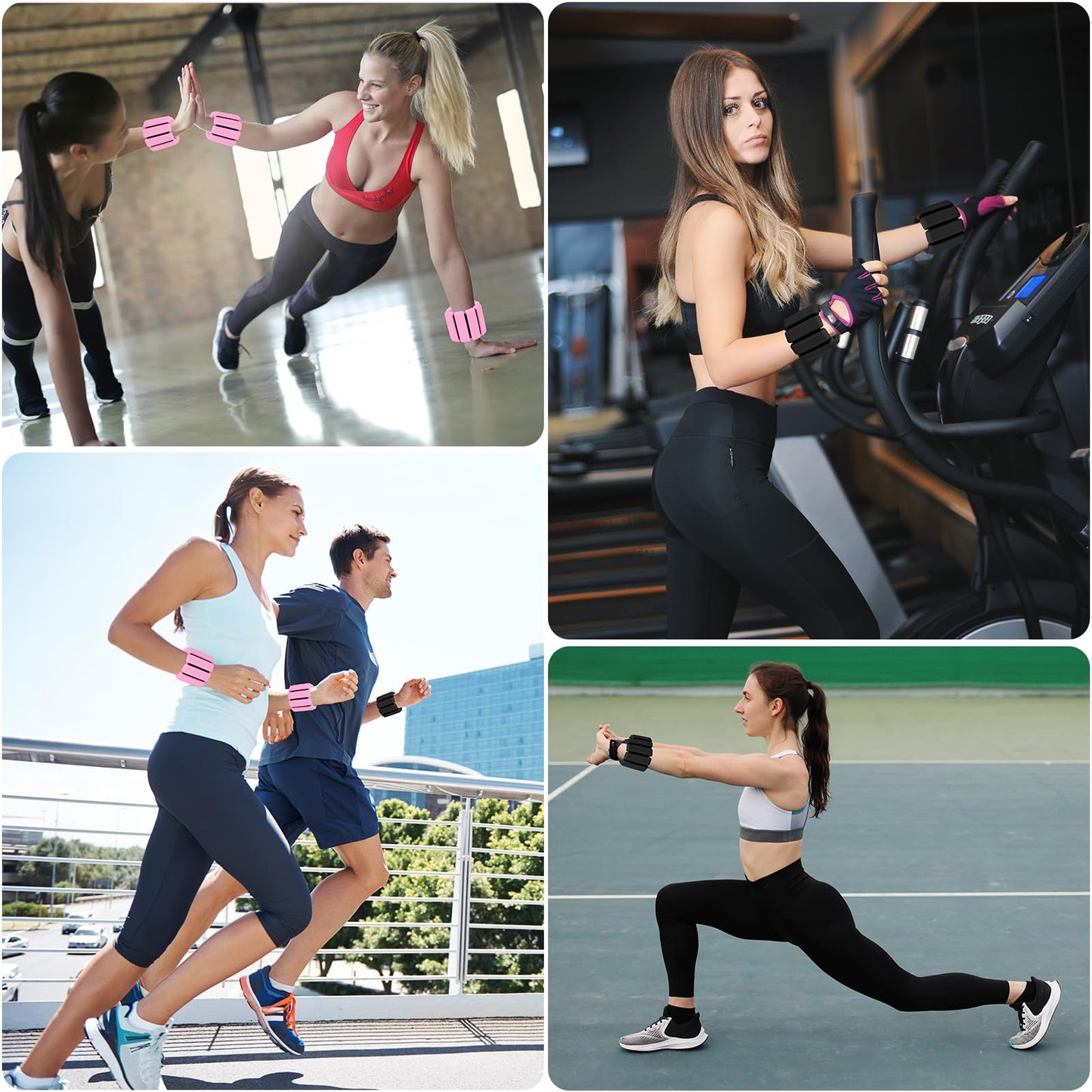 Level Up Your Strength: 2 lb Wrist & Ankle Weights for Effortless Toning! 2 Pounds Each
