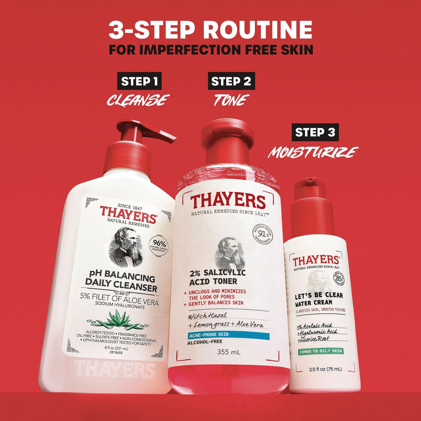 Thayers 2% SA Toner β Clarifying & Pore-Refining Toner for Mature Skin