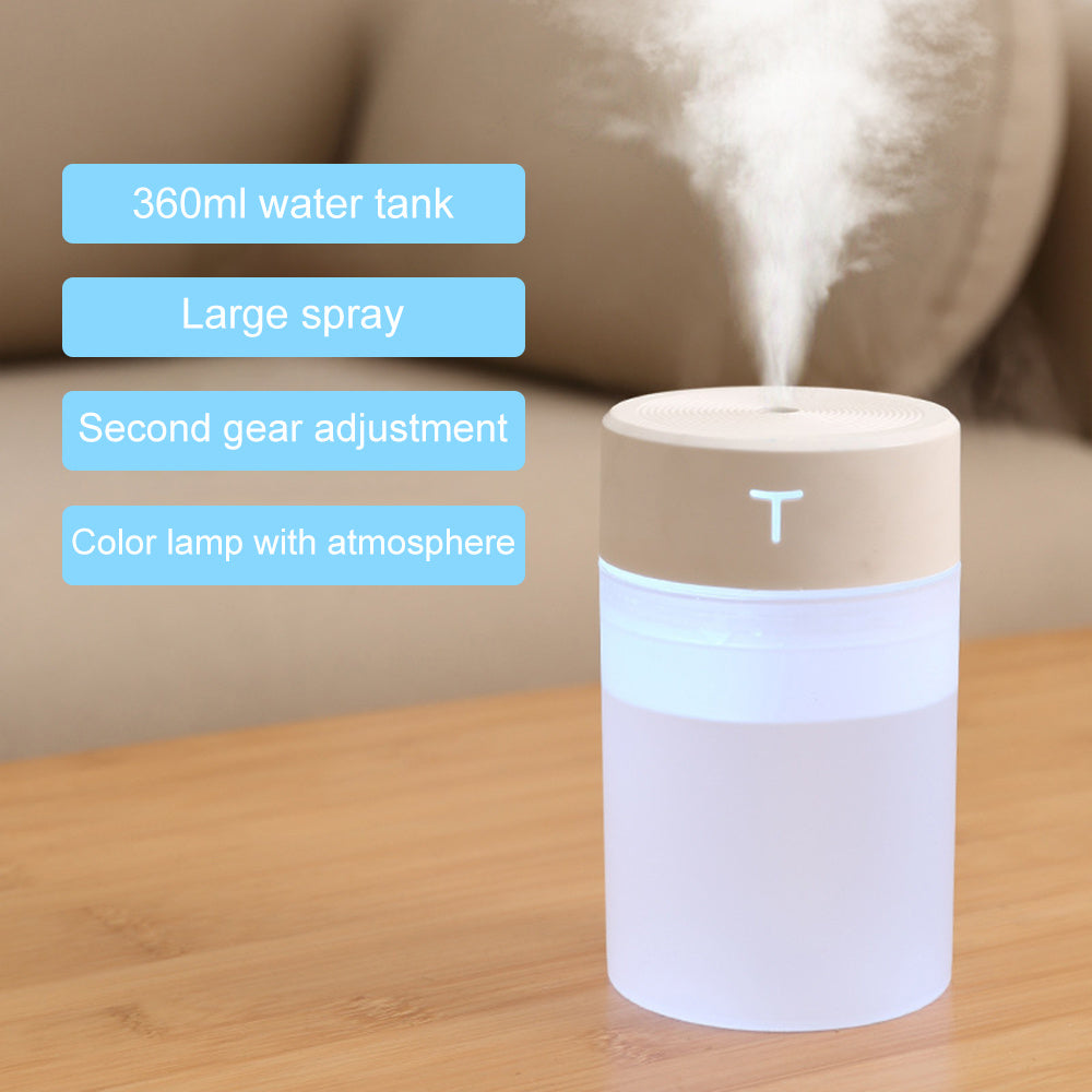 Mini USB Humidifier & Night Light β Hydrate Skin Anywhere!