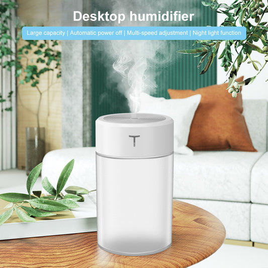 Mini USB Humidifier & Night Light – Hydrate Skin Anywhere!